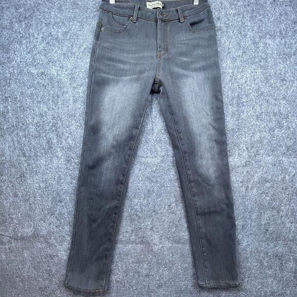 Camii Mia Jeans Womens 30 x 30 Grey Fleece Lined Thermal Skinny Insulated - Picture 1 of 9